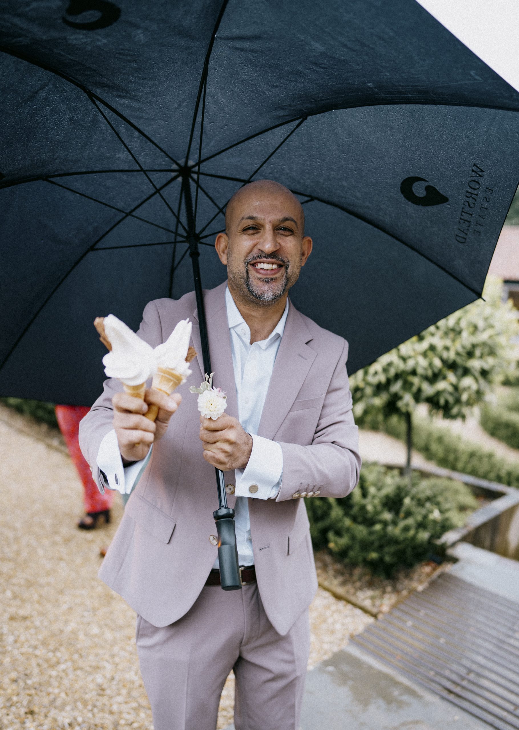 Wedding party fun at Worstead Estate