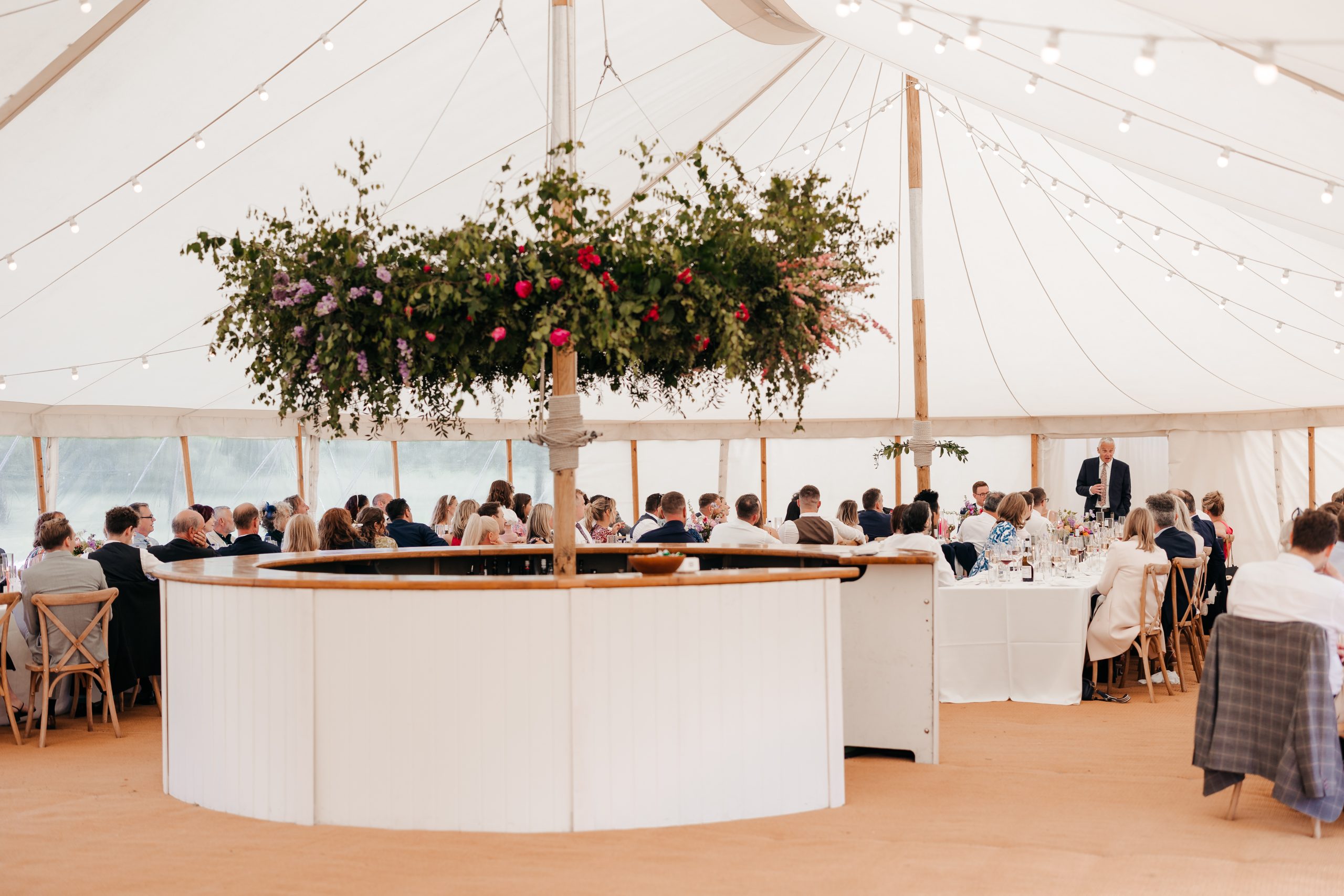 an elegant marquee wedding at Helmingham Hall in Suffolk planned by Hardesty Event Design, leading uk luxury wedding planners