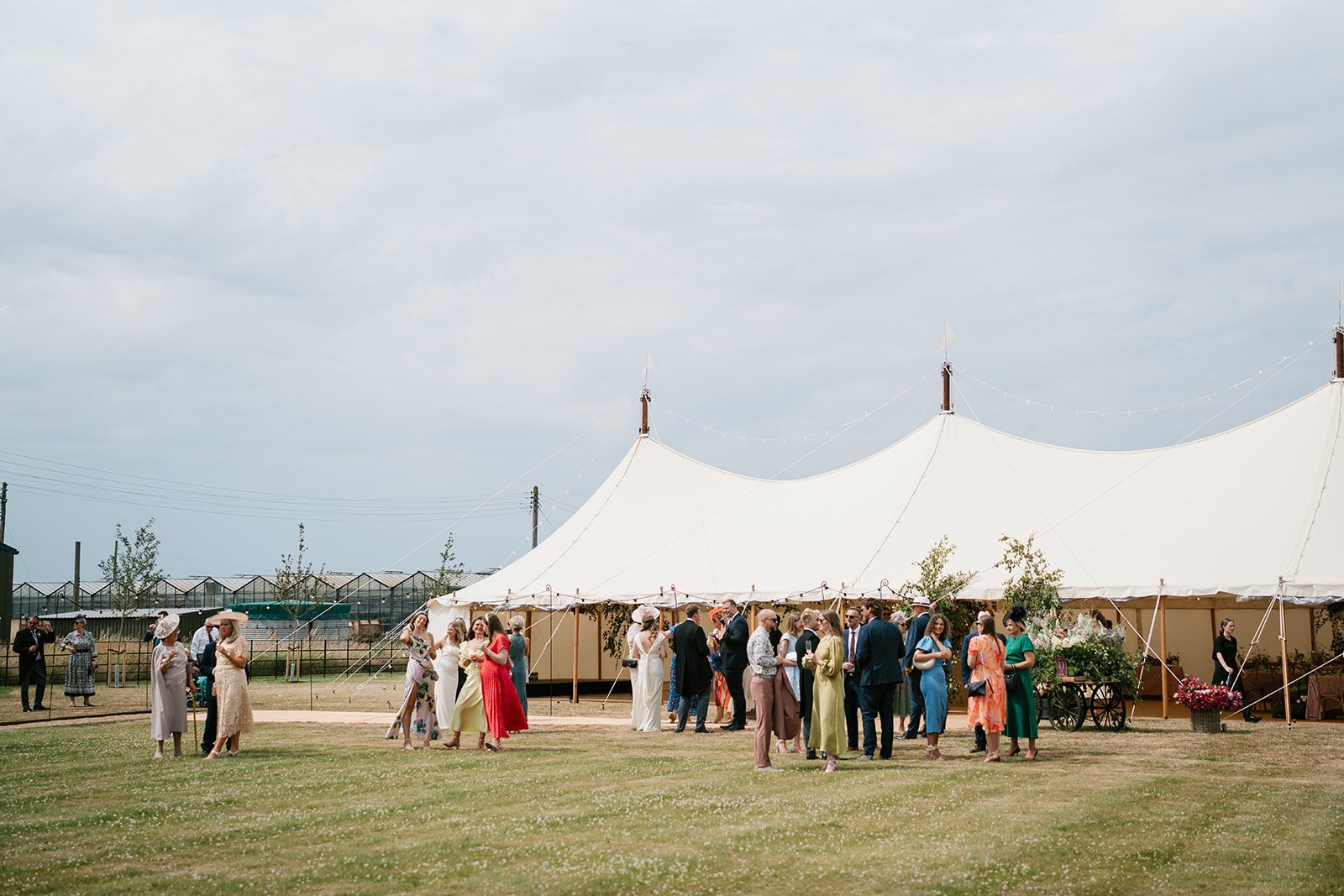 a luxury, sophisticated marquee wedding at home in South Lincolnshure, coordinated and planned by Norwich wedding planner Hardesty Event Design
